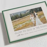 "Oxford" - Holiday Cards in Pine by Amy Kross - Detail