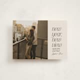 "New view" - Holiday Cards in Vanilla by Lea Delaveris - Front