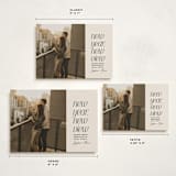 "New view" - Holiday Cards in Vanilla by Lea Delaveris - Formats Available