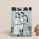 "Extra Dose" - Holiday Cards in Snow by Megan Davis - Front