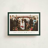 "Colored Edge" - Holiday Cards in Hunter by Jennifer Postorino - Front