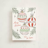 "Bright Ornaments" - Holiday Cards in Festive by Erin German - Front