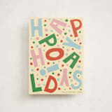 "Confetti Type Party" - Holiday Cards in Cozy Confetti by Alisa Galitsyna - Front