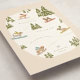 "Snow Dogs" - Holiday Cards in Almond by Vera Lim - Detail