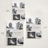 "Modern collage" - Holiday Cards in Fog by Brianne Larsen - Formats Available