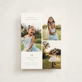 "Warm Glow" - Holiday Cards in Gingerbread by Kristie Kern - Front