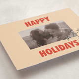 "The Jolly Type" - Holiday Cards in Candy Apple by Studio Suku - Detail