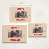 "The Jolly Type" - Holiday Cards in Candy Apple by Studio Suku - Formats Available
