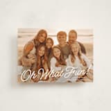 "what fun!" - Holiday Cards in Snow by Susan Asbill - Front