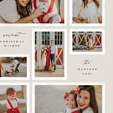 "Collection" - Holiday Cards in Linen by Michelle Taylor - Detail