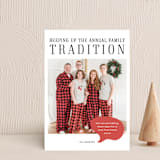 "Traditional Humor" - Holiday Cards in Holly Berry by Debb W - Front