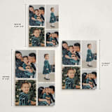 "Grid" - Holiday Cards in Ecru by Morgan Kendall - Formats Available