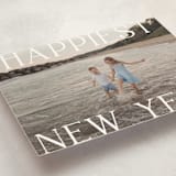 "New Year Happiness" - Holiday Cards in Cotton by Angela Thompson - Detail