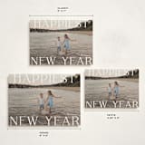 "New Year Happiness" - Holiday Cards in Cotton by Angela Thompson - Formats Available