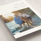 "Tis the Sea-Sun" - Holiday Cards in Sea spray by Corinne Malesic - Detail