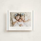 "Striped Blessings" - Holiday Cards in Icicle by Carolyn MacLaren - Front