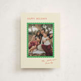 "Sweet scallop" - Holiday Cards in Jolly Fern by Cass Loh - Front