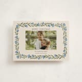 "wreath wrap" - Holiday Cards in Blue Spruce by Jen Owens - Front
