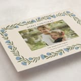 "wreath wrap" - Holiday Cards in Blue Spruce by Jen Owens - Detail
