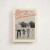 "Nostalgia" - Holiday Cards in Candy Cane by Ekko Studio - Front