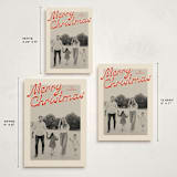 "Nostalgia" - Holiday Cards in Candy Cane by Ekko Studio - Formats Available