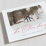 "Family Signature" - Holiday Cards in Holly Berry by AK Graphics - Detail