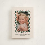 "Good Tidings & Great Joy" - Holiday Cards in Holly Berry by Rachel Mattern - Front