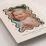 "Good Tidings & Great Joy" - Holiday Cards in Holly Berry by Rachel Mattern - Detail