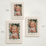 "Good Tidings & Great Joy" - Holiday Cards in Holly Berry by Rachel Mattern - Formats Available