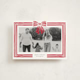 "Ribbon Framed" - Holiday Cards in Snow by Iveta Angelova - Front