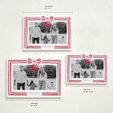 "Ribbon Framed" - Holiday Cards in Snow by Iveta Angelova - Formats Available