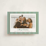 "Mini Cabana Stripes" - Holiday Cards in Pine by Erika Firm - Front