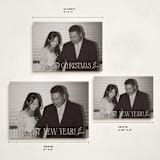 "serif married christmas" - Holiday Cards in Champagne by Ellen Schlegelmilch - Formats Available