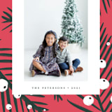 "White Berries" - Holiday Cards in Persimmon by Cricket and Bee - Detail