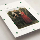 "Scattered Trees" - Holiday Cards in Cotton by Michelle Taylor - Detail