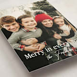 "Merry In Every Way" - Holiday Cards in Snow by Paper Raven Co. - Detail