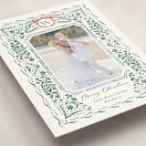 "Vintage Christmas" - Holiday Cards in Spruce by Paper Sun Studio - Detail