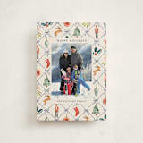 "Festive icons" - Holiday Cards in Blue Spruce by Sarah Knight - Front