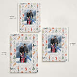 "Festive icons" - Holiday Cards in Blue Spruce by Sarah Knight - Formats Available