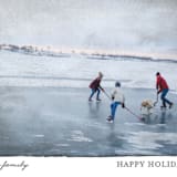 "Aquarelle" - Holiday Cards in Ash by cambria - Detail