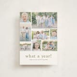 "At a glance" - Holiday Cards in Cashew by Stacey Meacham - Front
