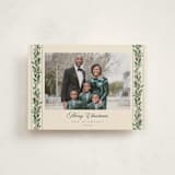"evergreen garlands" - Holiday Cards in Eggnog by Rebecca Durflinger - Front