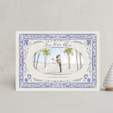 "cheerful frame" - Holiday Cards in Blue Joy by Lucrecia Caporale - Front