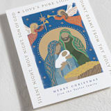 "Pure Light" - Holiday Cards in Ocean by Alethea and Ruth - Detail