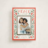 "Peaceful Garden" - Holiday Cards in Cherry by Elly - Front