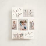 "Simply Scripted" - Holiday Cards in Copper by Stacey Meacham - Front