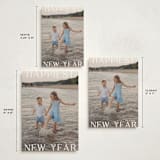 "New Year Happiness" - Holiday Cards in Cotton by Angela Thompson - Formats Available