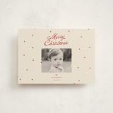 "dainty dots" - Holiday Cards in Cherry by Ellen Schlegelmilch - Front
