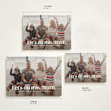 "Let's do this" - Holiday Cards in Snow by Lea Delaveris - Formats Available