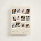 "Snapshots" - Holiday Cards in Pudding by Creo Study - Front